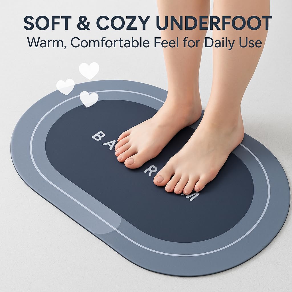 Super Absorbent Bath Floor Mat 1 GET 1 FREE