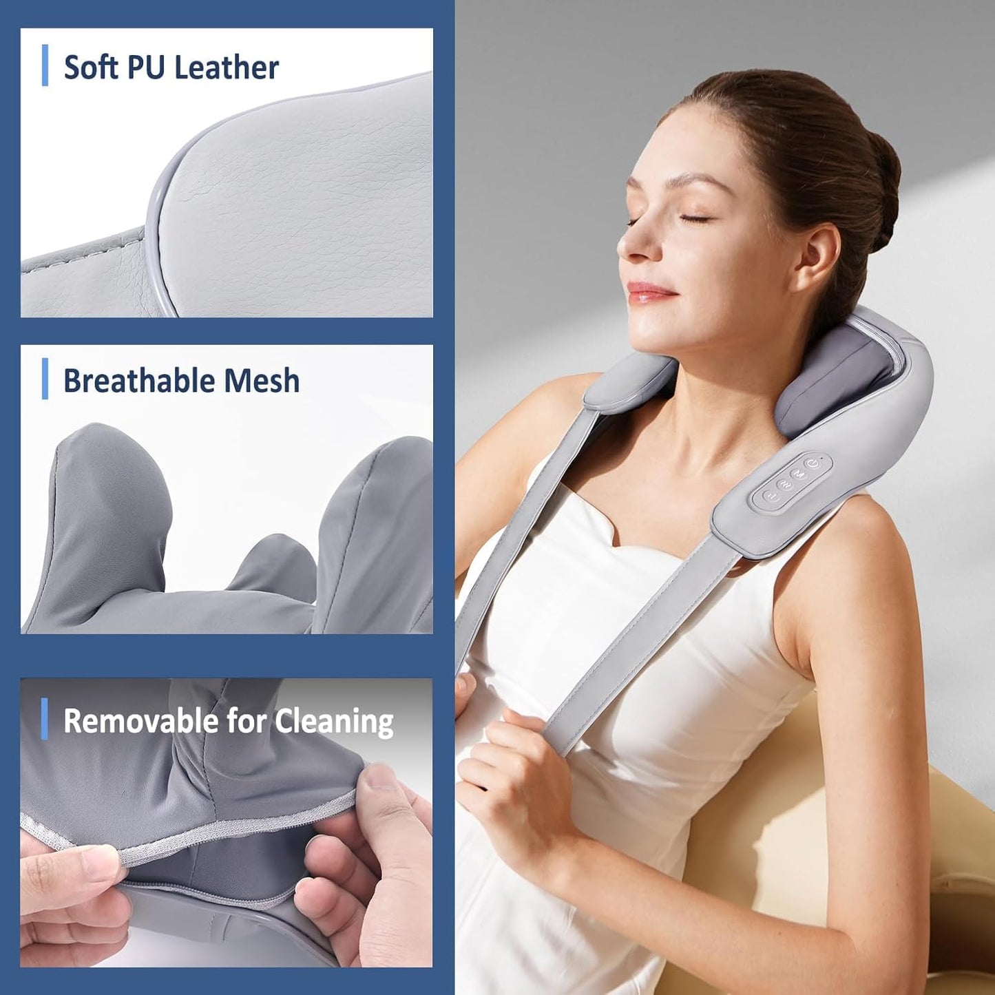 Wireless Heated Neck & Shoulder Massager